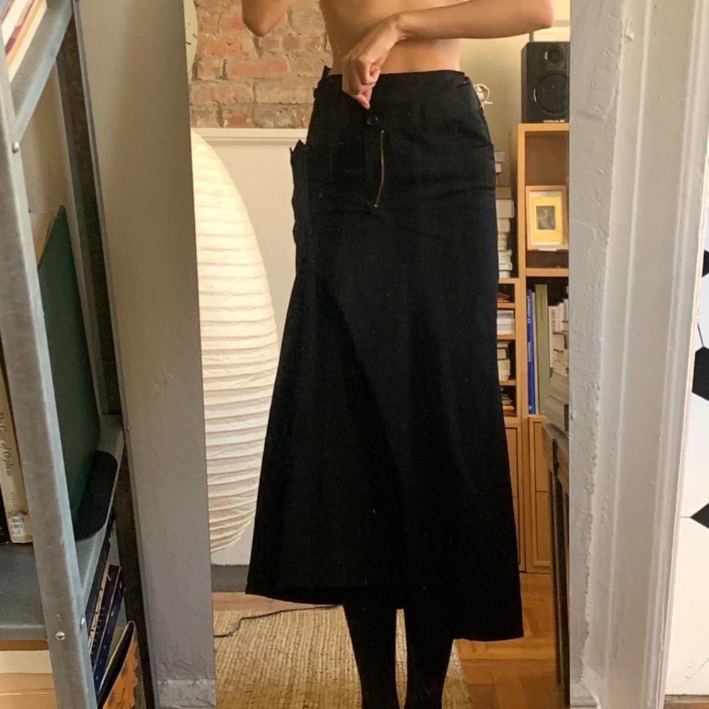 Junya Watanabe CDG Deconstructed Wool Skirt - Picture 3 of 8